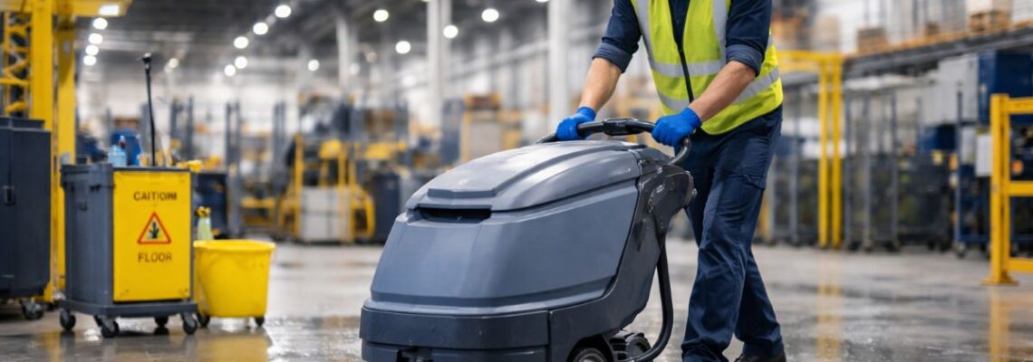 employe ecovantaro nettoie dans une industrie