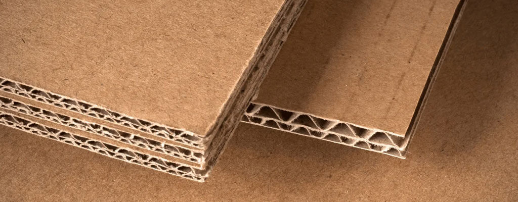 Carton double cannelure